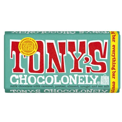 Tony's Chocolonely Milk Chocolate Everything Bar