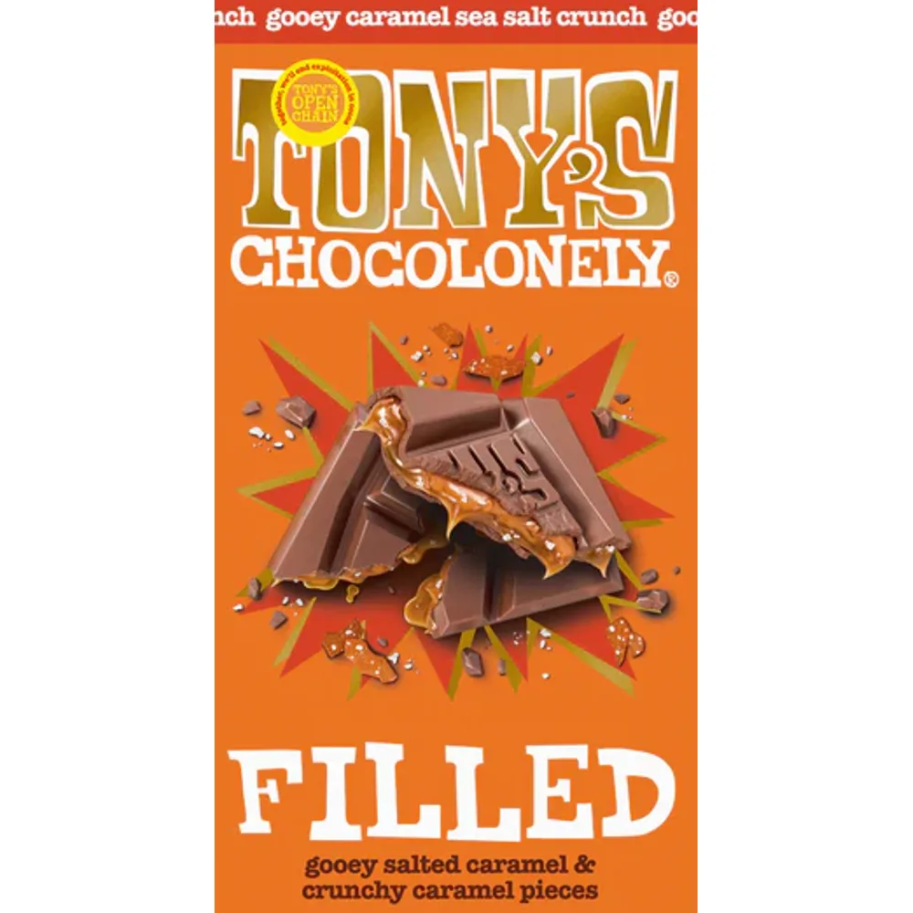 Tony's Chocolonely Filled Gooey Caramel Sea Salt