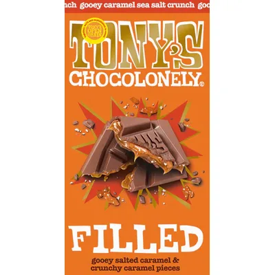 Tony's Chocolonely Filled Gooey Caramel Sea Salt