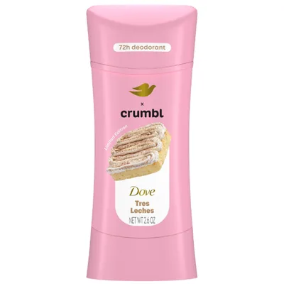 Dove & Crumbl Limited Edition Deodorant Crumbl Tres Leches For Odor Protection
