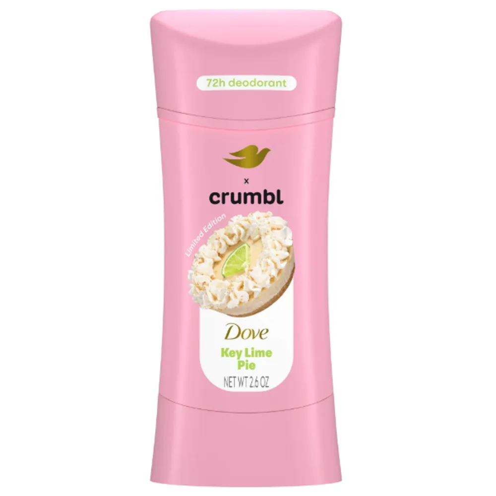 Dove & Crumbl Limited Ediiton Deodorant Crumbl Key Lime For Odor Protection