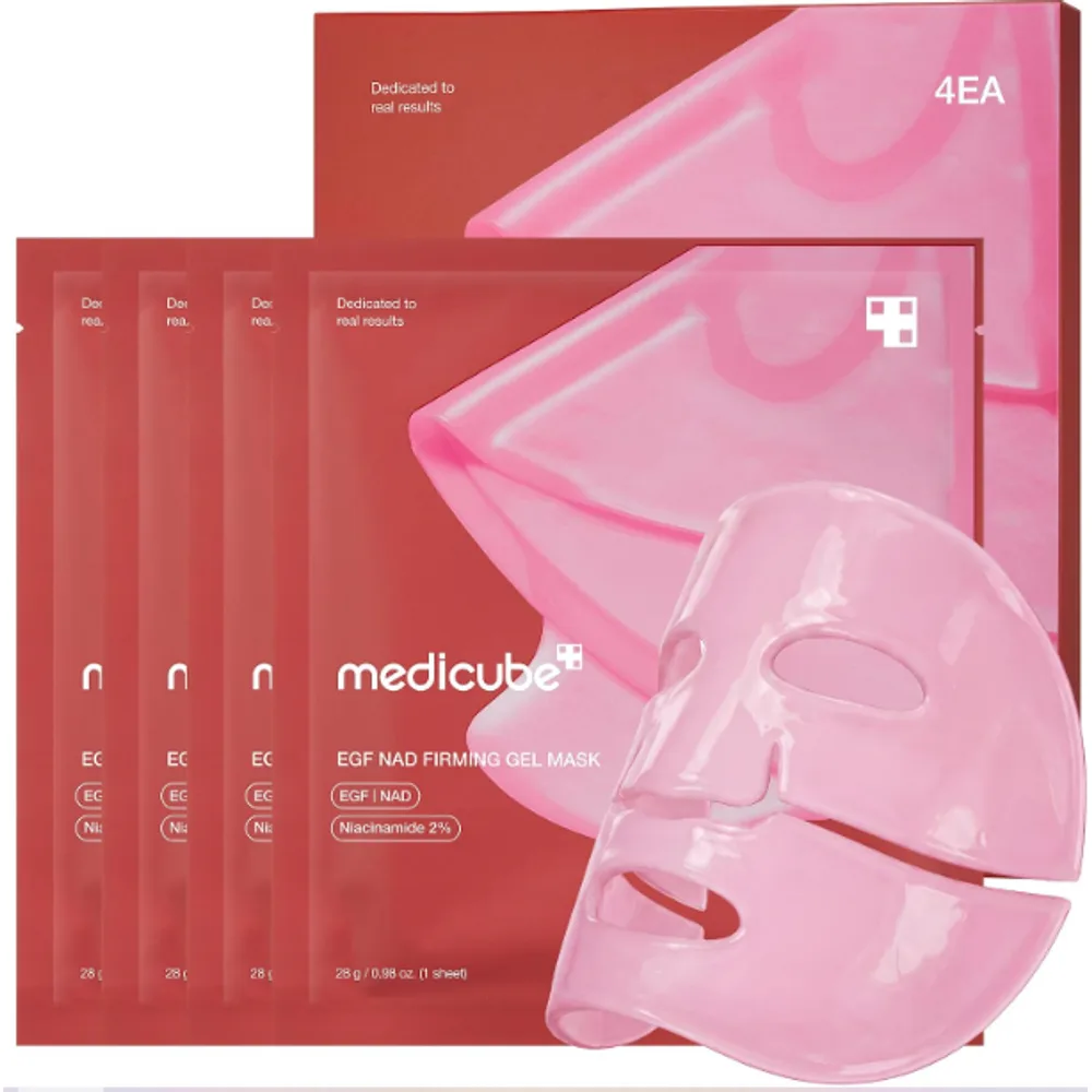 medicube Jelly Gel Mask with Firming NAD EGF, Hydrogel Mask for Skin Elasticity & Volume