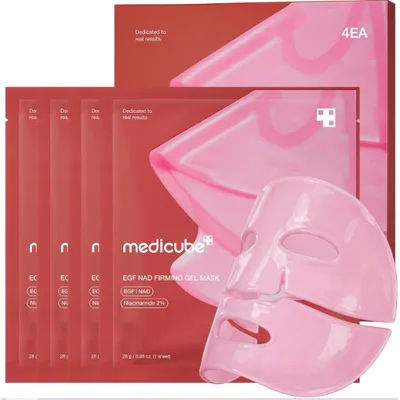 medicube Jelly Gel Mask with Firming NAD EGF, Hydrogel Mask for Skin Elasticity & Volume