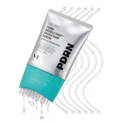 VT COSMETICS PDRN Reedle Shot Brush Hair Serum