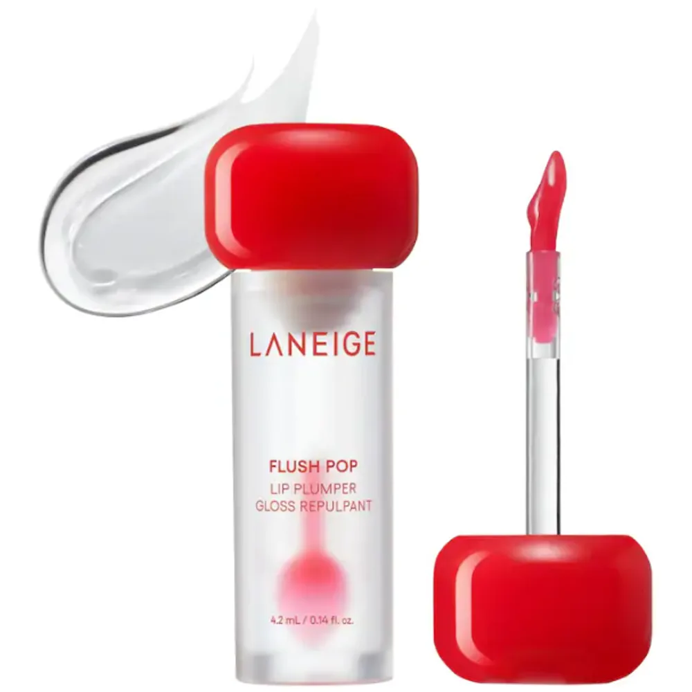 LANEIGE Flush Pop Plumping Peptide Lip Gloss Treatment