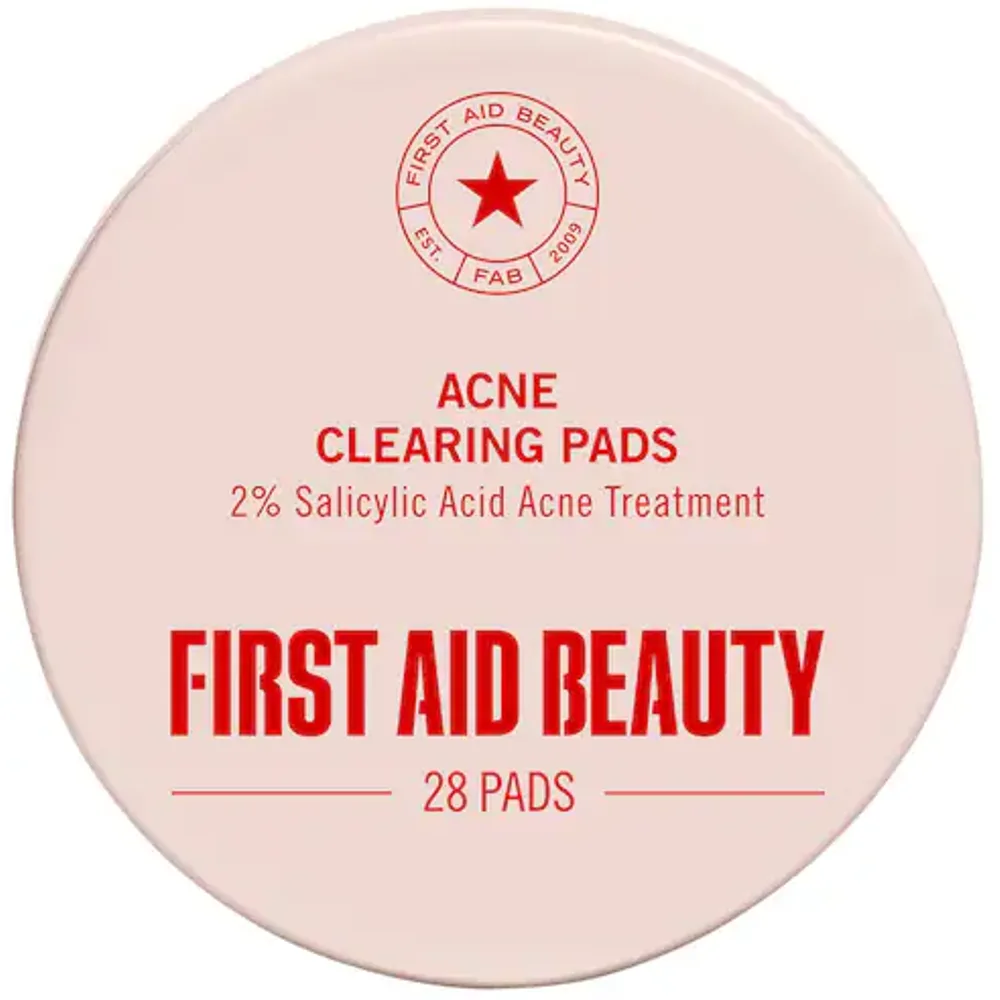 First Aid Beauty Acne Clearing Pads - 2% Salicylic Acid Acne Treatment