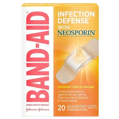 Band-Aid Brand Bandages with Neosporin Antibiotic, Assorted Sizes