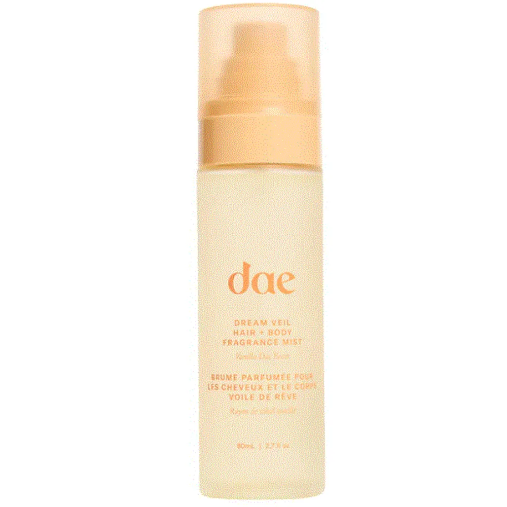 dae Dream Veil Hair & Body Fragrance Mist Vanilla Dae Beam with Candied Lemon and Praline