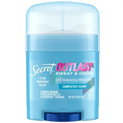 Secret Outlast Xtend Completely Clean Mini Invisible Solid Antiperspiran