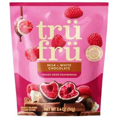 Tru Fru Freeze Dried Raspberries in Milk Chocolate