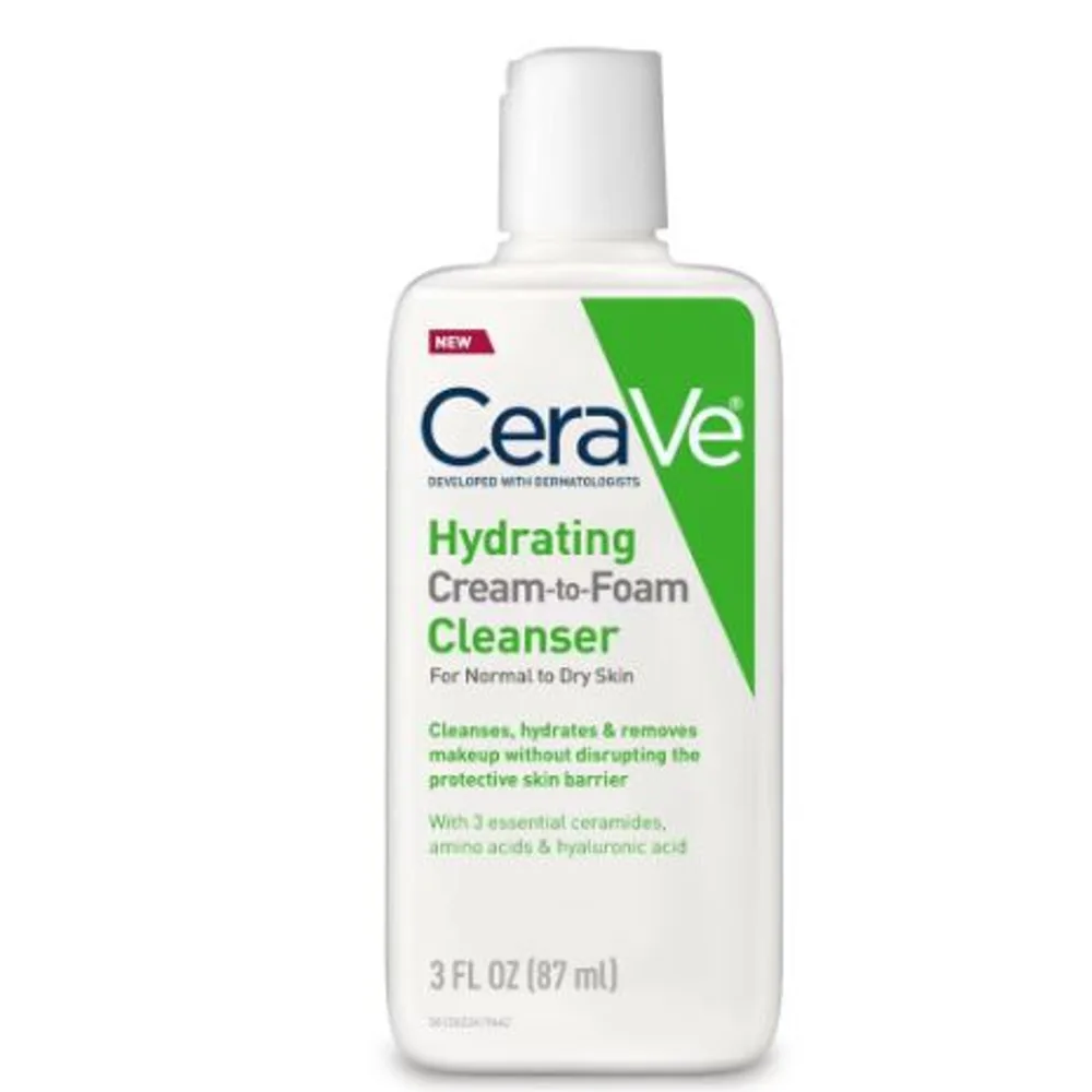 CeraVe Hydrating Cream-to-Foam Face Wash