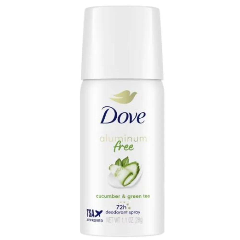 Dove Beauty Aluminum Free Mini Deodorant Spray
