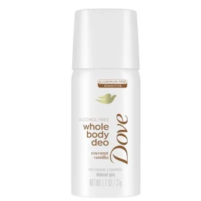 Dove Beauty Mini Whole Body Spray - Coconut & Vanilla