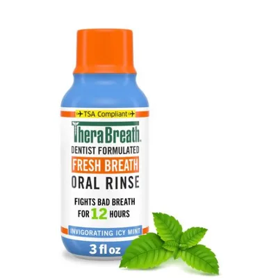 TheraBreath Fresh Breath Mouthwash Alcohol-Free