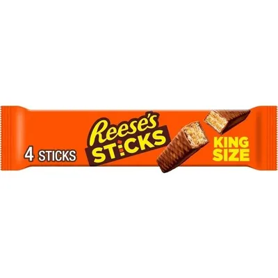 Reese's Sticks Chocolate and Peanut Butter Creme Wafer King Size Candy