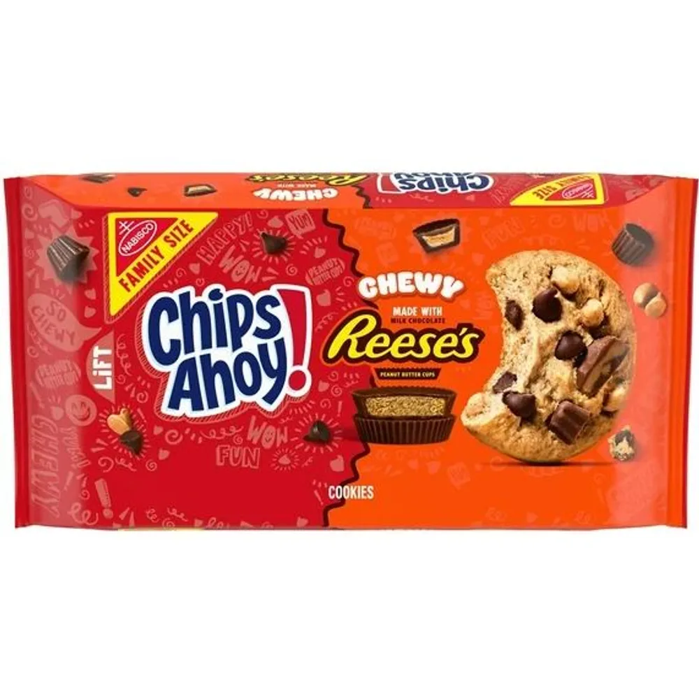 CHIPS AHOY! Chewy Chocolate Chip Cookies with Reese's Peanut Butter Cups