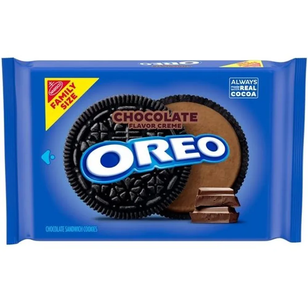 OREO Chocolate Creme Chocolate Sandwich Cookies, Family Size