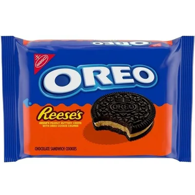 OREO REESE'S Peanut Buttery Creme Chocolate Sandwich Cookies