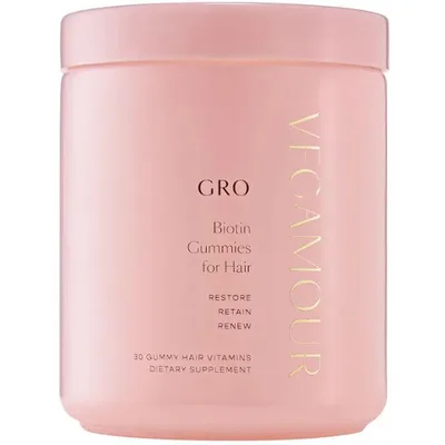 Vegamour GRO Biotin Gummies for Thinning Hair