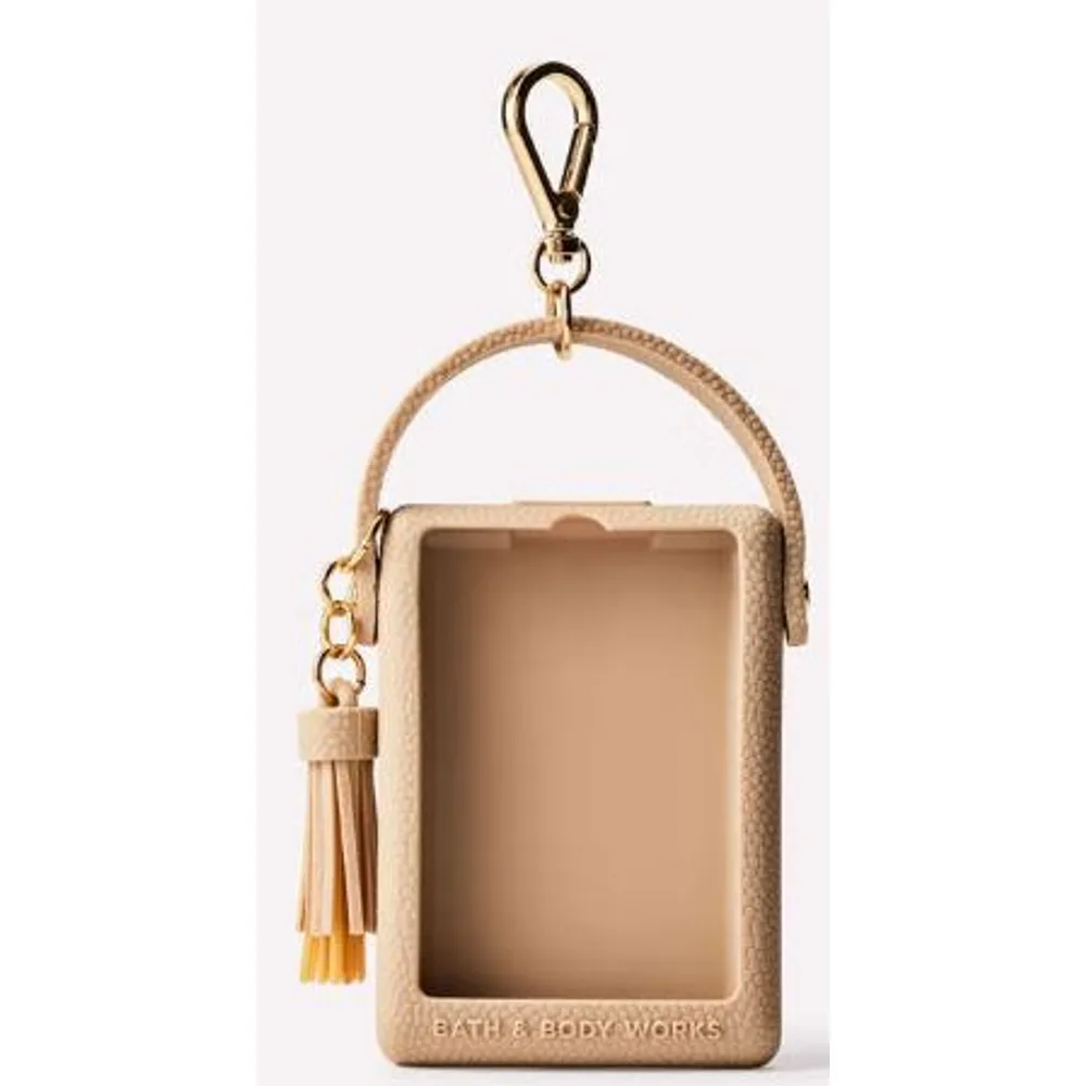 Tan Textured Holder with Strap PocketSpray Holder
