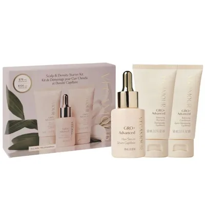 Vegamour GRO+ Advanced Hair Serum and Mini Shampoo and Conditioner Gift Set