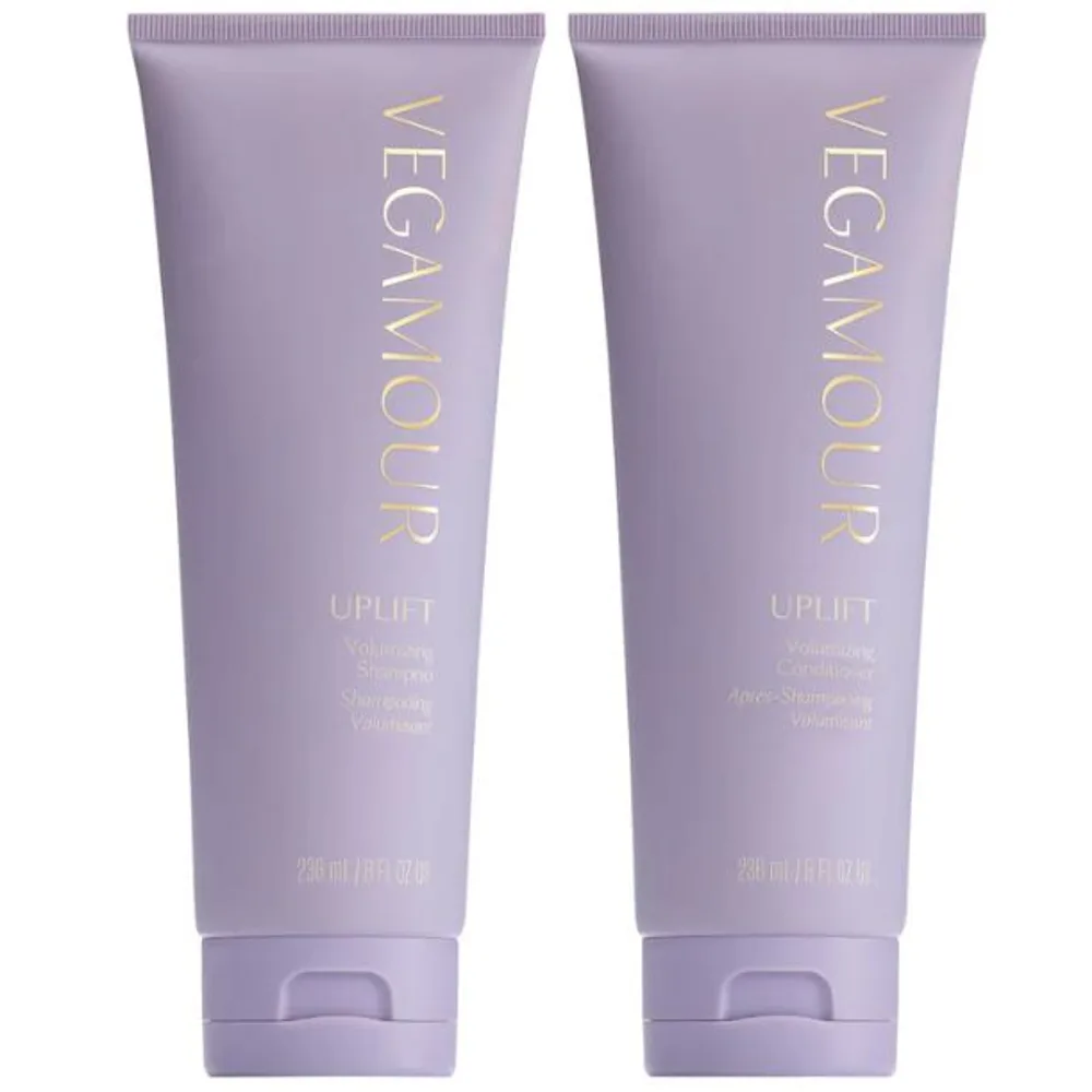 Vegamour UPLIFT Volumizing Shampoo and Conditioner Set for Fine, Flat & Thinning Hair