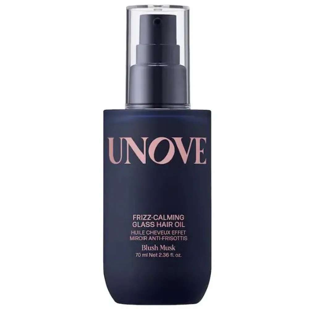 UNOVE Frizz-Calming Glass Hair Oil with Heat Protectant