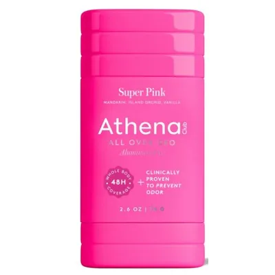 Athena Club All-Over Solid Deodorant - Super Pink