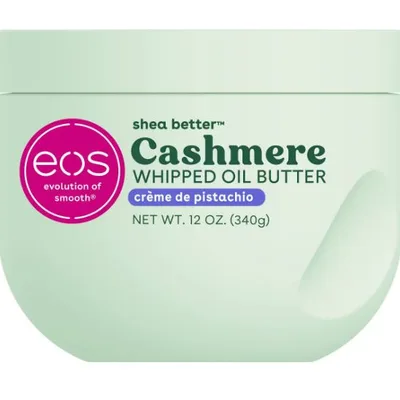 eos Cashmere Whipped Oil Body Butter - Crème de Pistachio