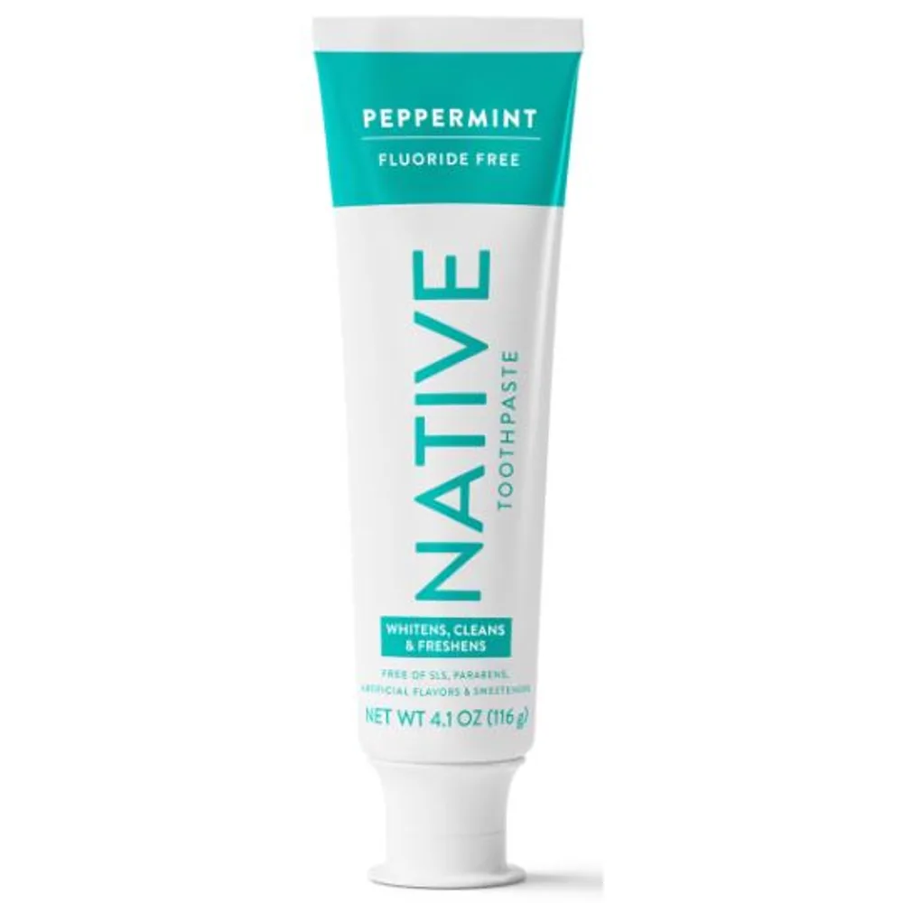 Native Premium Whitening Wild Mint & Peppermint Oil Fluoride Free Toothpaste
