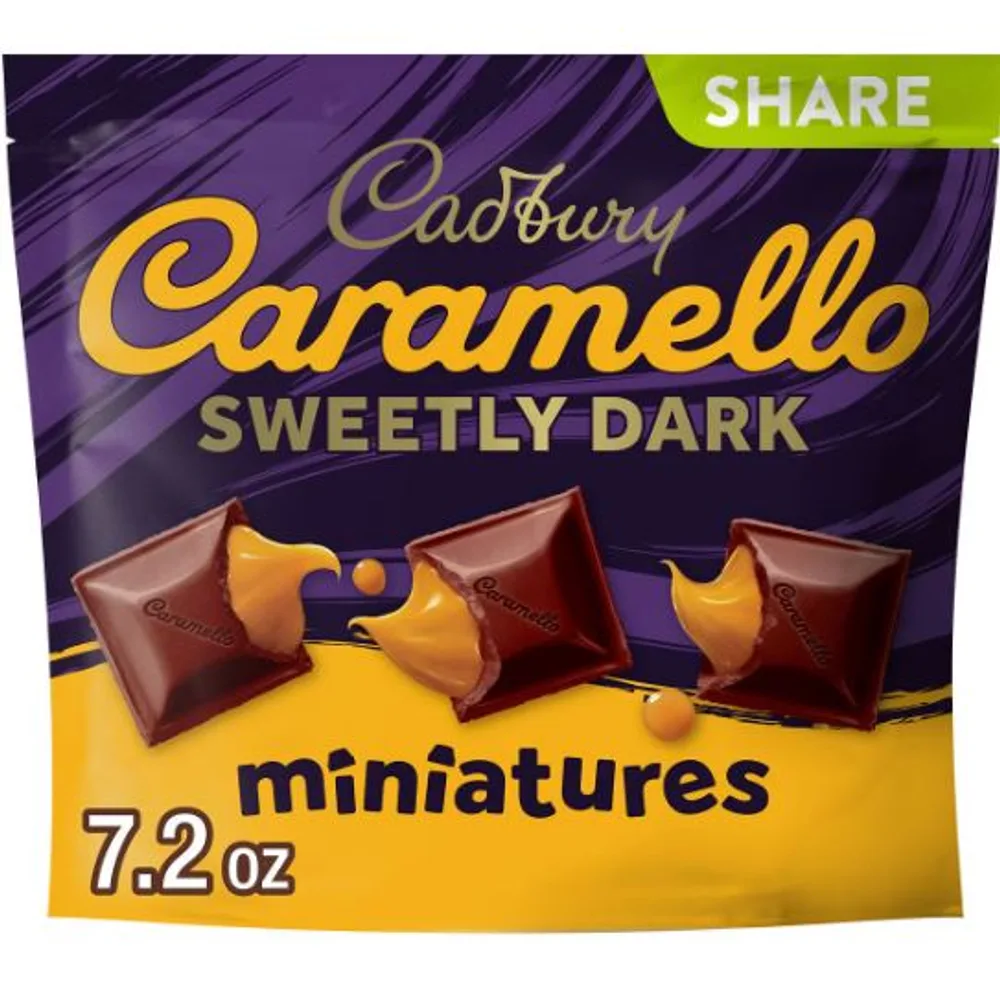 Cadbury Caramello Miniatures Sweetly Dark Chocolate Caramel Candy