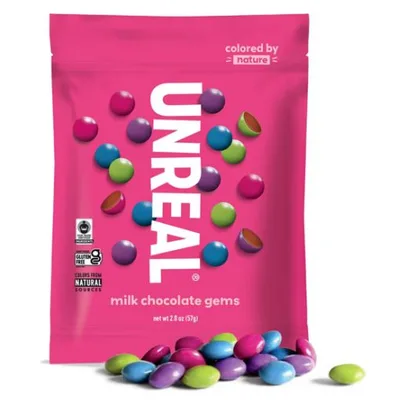 Unreal Milk Chocolate Gems Snack Size