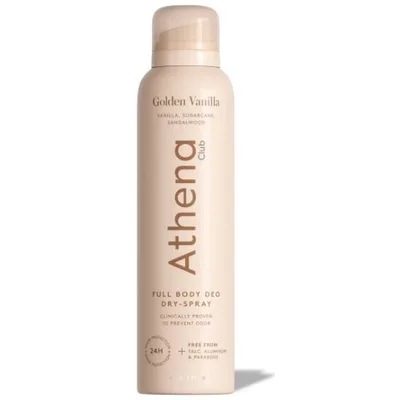 Athena Club Dry Touch Deo Body Spray Golden Vanilla