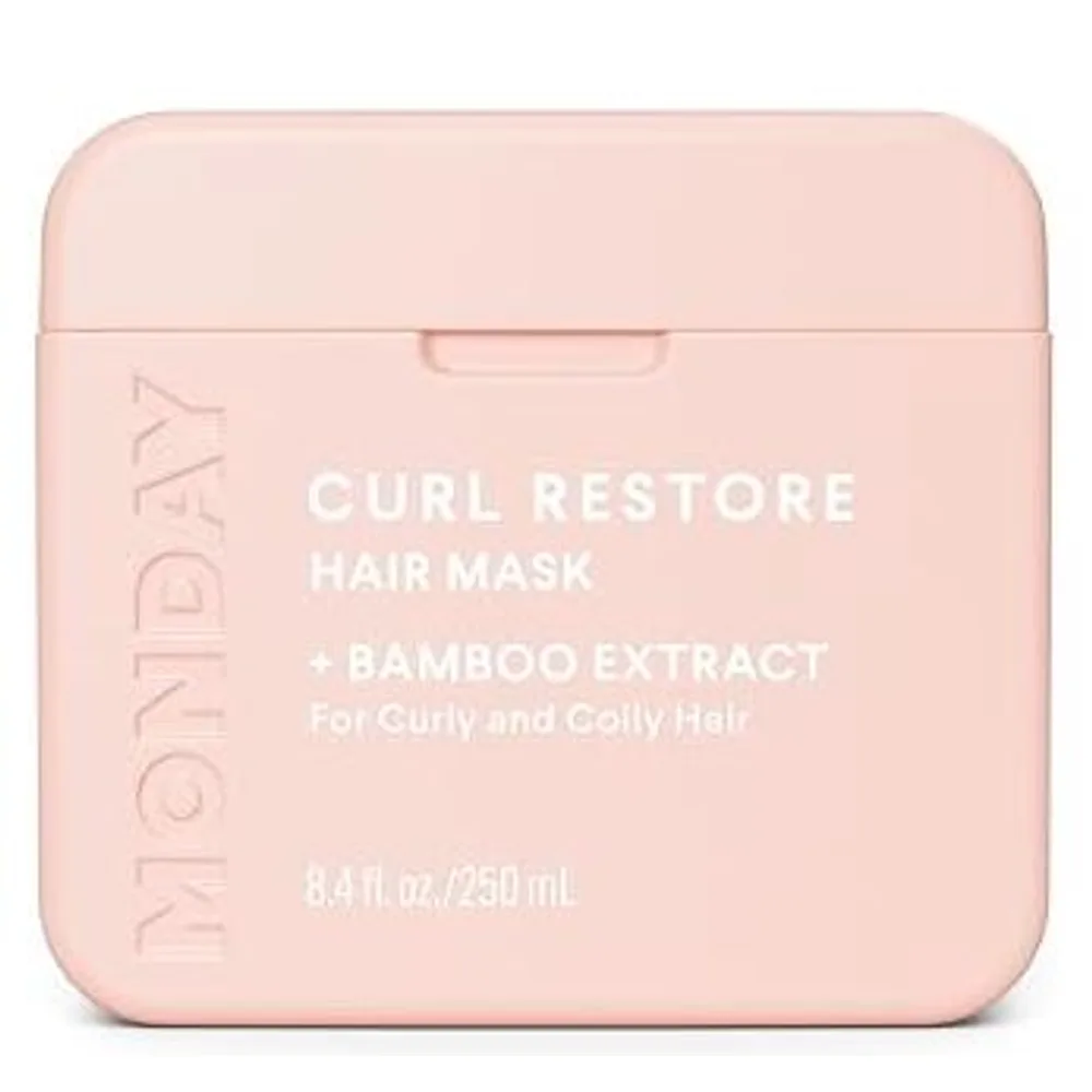 MONDAY HAIRCARE CURL RESTORE Hair Mask with Bamboo Extract, Coconut Oil & Shea Butter