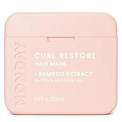 MONDAY HAIRCARE CURL RESTORE Hair Mask with Bamboo Extract, Coconut Oil & Shea Butter