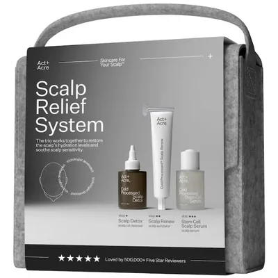 Act+Acre Scalp Relief System for Dandruff + Psoriasis + Eczema Gift Set