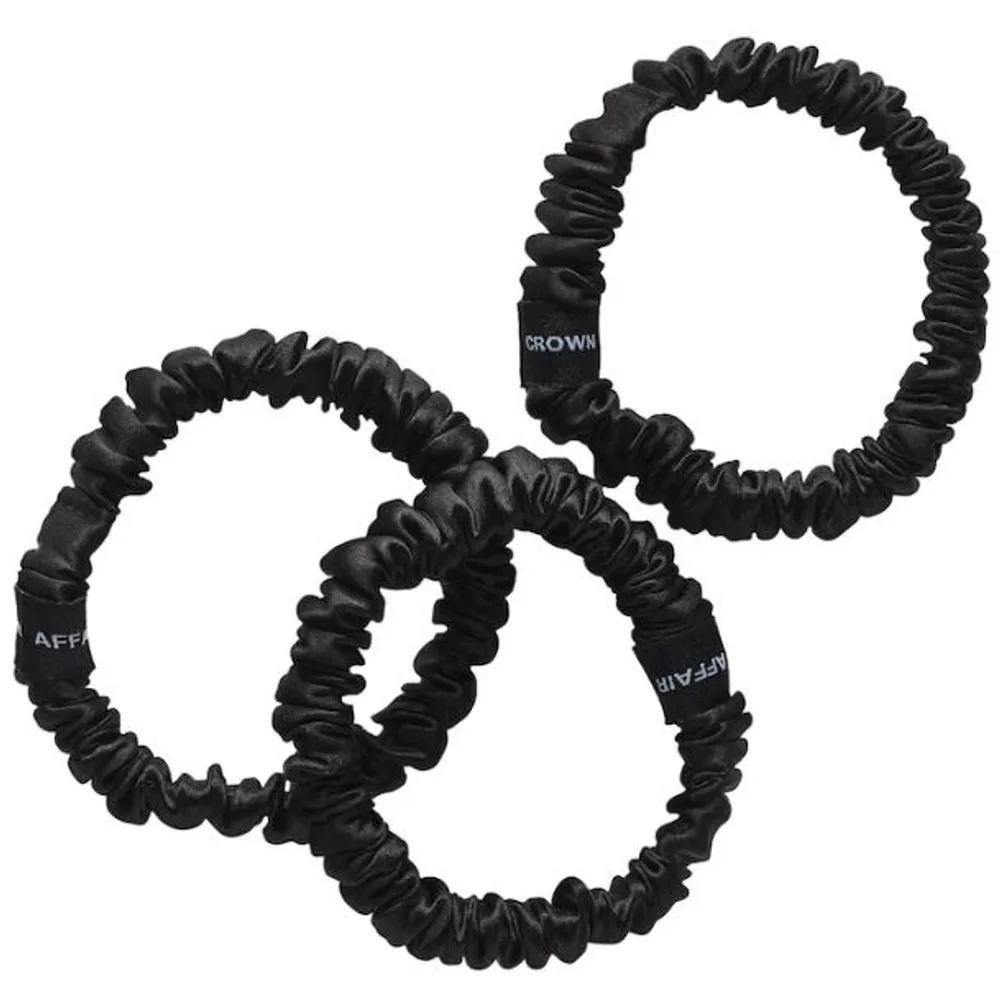 Crown Affair The Silk Scrunchie No. 001 Set