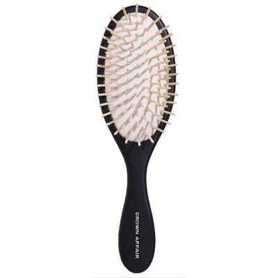 Crown Affair The Wooden Detangling Hair Brush No. 002 for All Hair Types