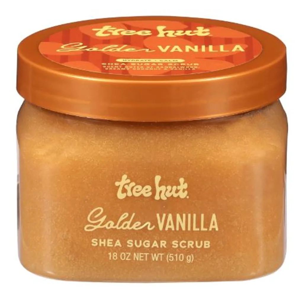 Tree Hut Body Scrub, Golden Vanilla