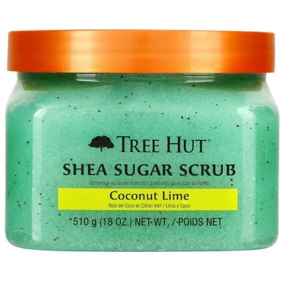Tree Hut Coconut Lime Body Scrub, Exfoliating Sugar Scrub, Vegan