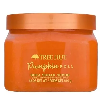 Tree Hut Pumpkin Roll Body Scrub, Exfoliating Sugar Scrub, Vegan