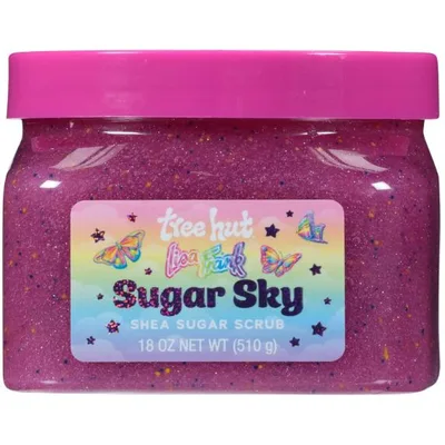 Lisa Frank x Tree Hut Sugar Sky Body Scrub, Exfoliating Sugar Scrub