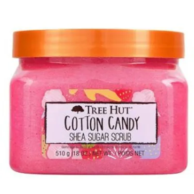 Tree Hut Body Scrub for Women, Cotton Candy