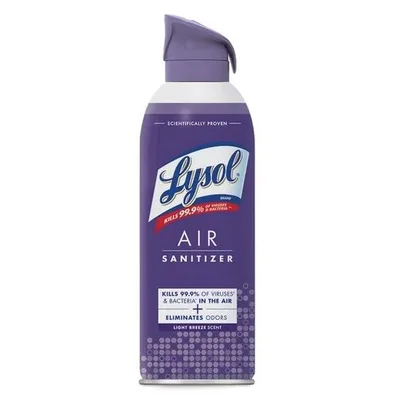 Lysol Air Sanitizer Spray for Air Sanitization and Bacterial Odor Elimination