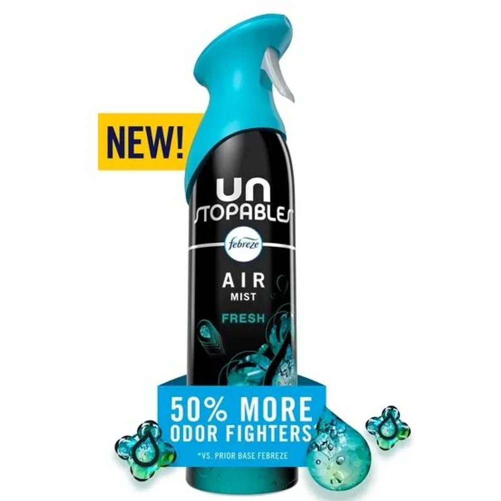 Febreze Air Mist Air Freshener Spray, Unstopables Fresh Scent