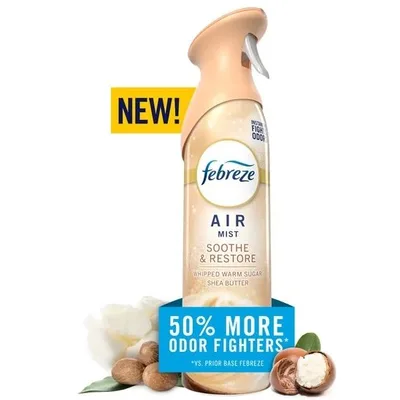 Febreze Air Mist Air Freshener Spray, Soothe & Restore Scent