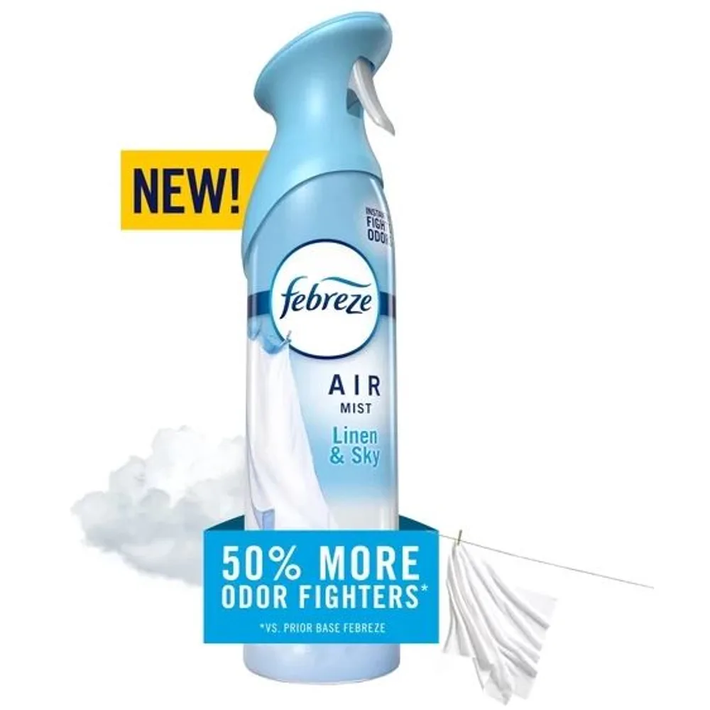 Febreze Air Mist Air Freshener Spray, Linen & Sky Scent