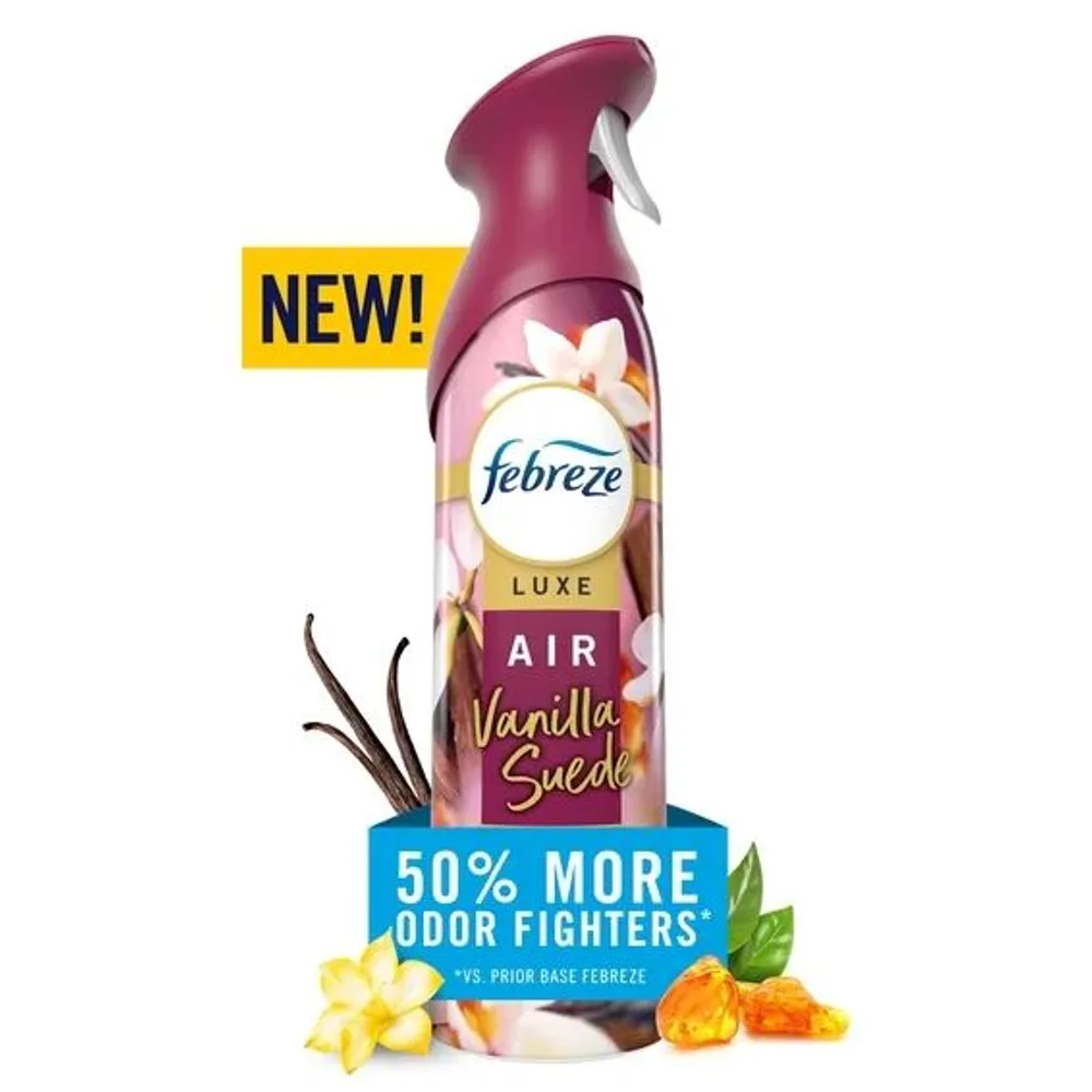 Febreze Air Mist Luxe Air Freshener Spray, Vanilla Suede Scen
