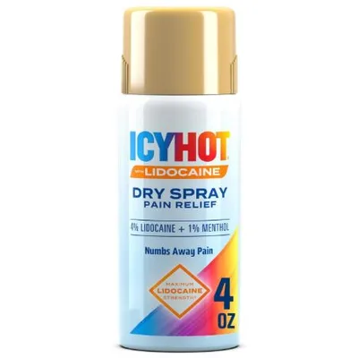 Icy Hot Lidocaine Pain Relief Dry Spray
