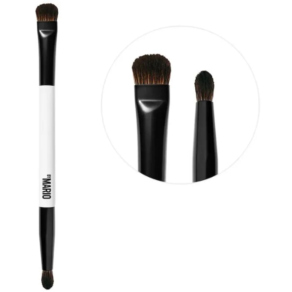 MAKEUP BY MARIO E6 Dual-Ended Eyeshadow Brush
